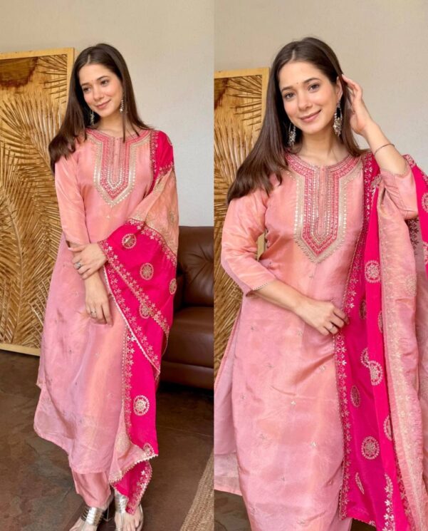 In Manfacturing Rate Fandy Silk Ready To Wear Suit