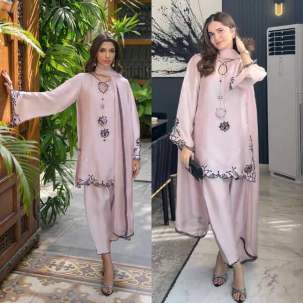 Embroidery Work Farshi Suit"