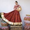 Heavy Muslin Cotton Lehenga Choli
