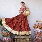 Heavy Muslin Cotton Lehenga Choli