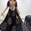 Navratri Rayon Real Mirror Work Lehenga Choli with 4 Meter Flair and Gotta Patti Dupatta